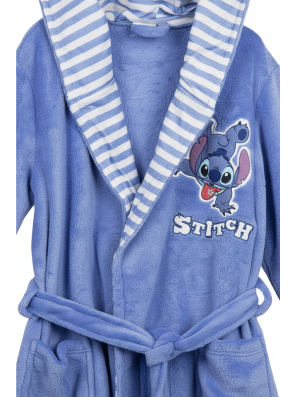 Stitch Bademantel mit Kapuze