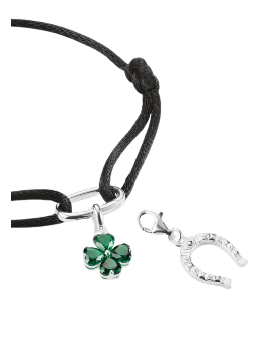 Pendentif Charm Fer à Cheval Western Original en Argent