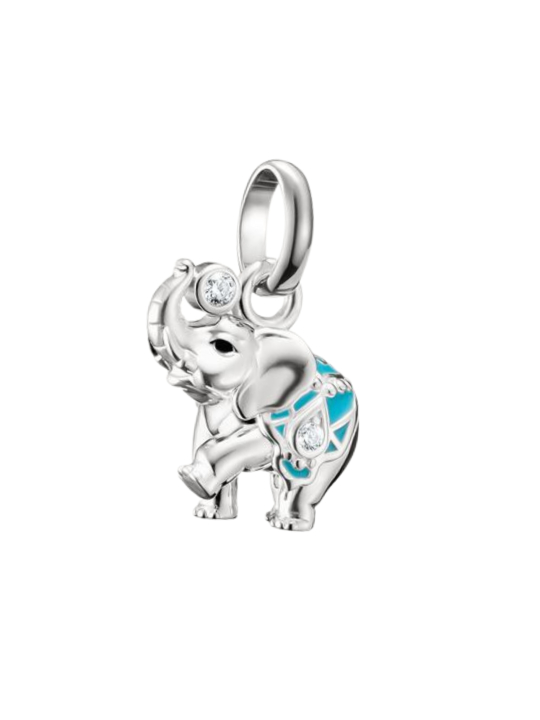 Silberanhänger Charm Elefant Connect