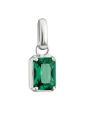 Silber Charm Anhänger Geburtsstein Mai Connect