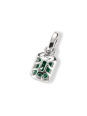 Pendentif Charme Argent Pierre de Naissance Mai Connect