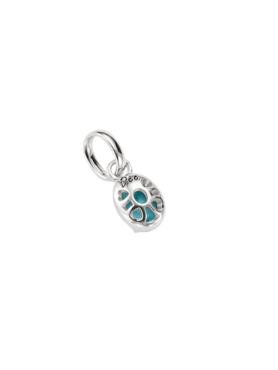 Silber Charm Anhänger Geburtsstein Dezember Connect