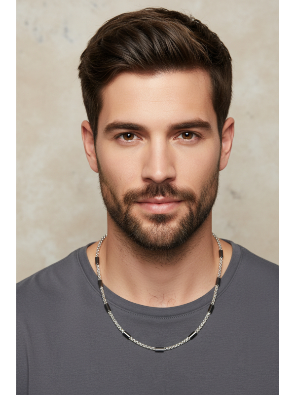 PEAGN0078502 Radius Ketting Police Voor Mannen | Diademita