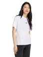T-Shirt Blanc Essentials en Coton avec Petit Logo