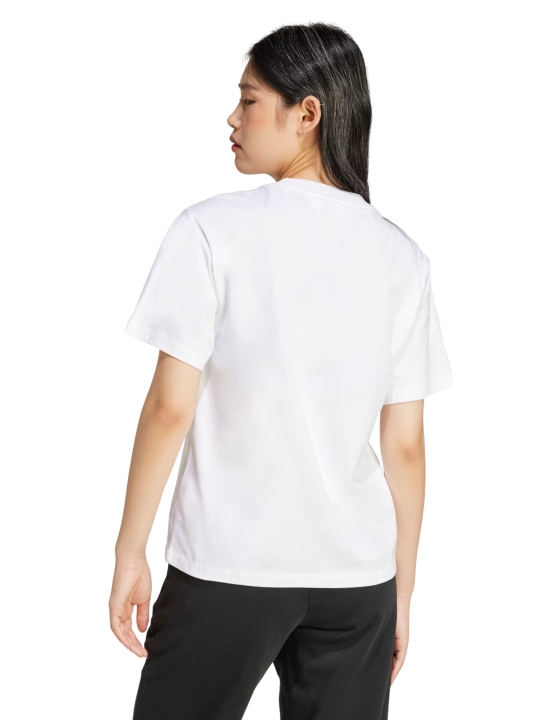 White Essentials Small Logo Cotton Tee