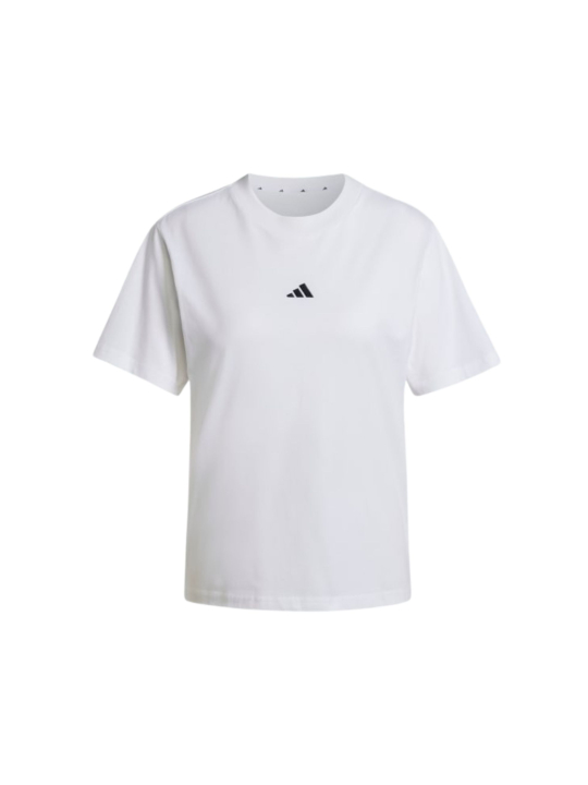 White Essentials Small Logo Cotton Tee