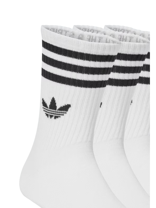 Adidas Originals JV7401 3-Streifen Crew-Socken – Weiß, 3… | Diademita