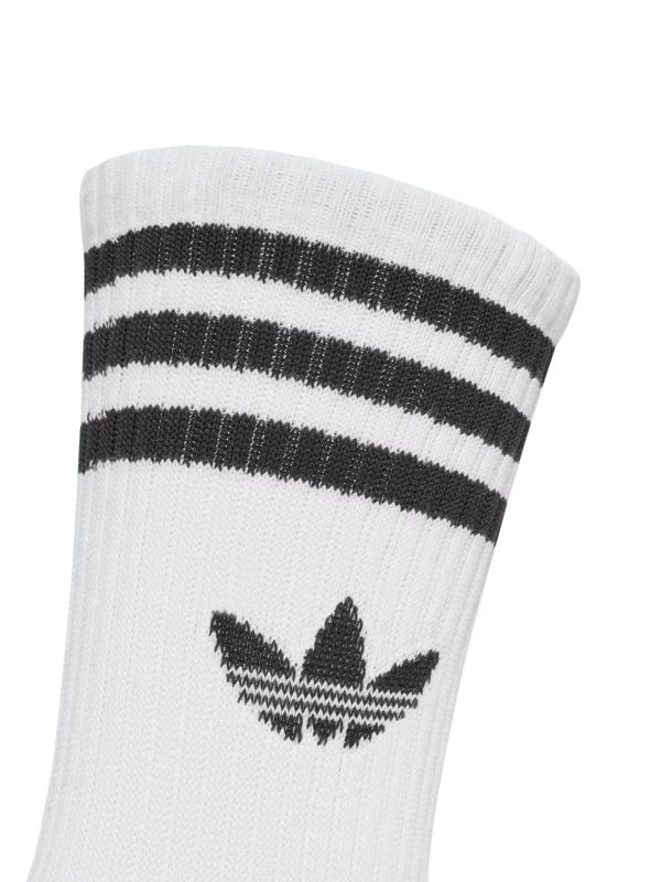 Adidas Originals JV7401 3-Streifen Crew-Socken – Weiß, 3… | Diademita