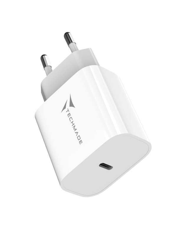 TM-381B TECHMADE 20W Charger with One USB-C Output Port | Diademita