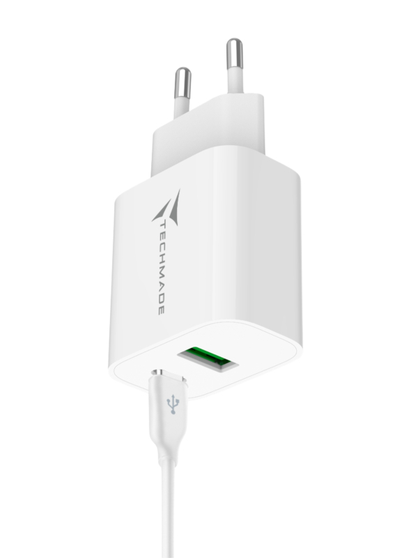 20W Charger with USB-C Port + USB-A Port
