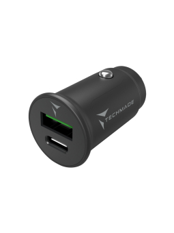 Chargeur Rapide Voiture GaN 30W Type-C + USB-A