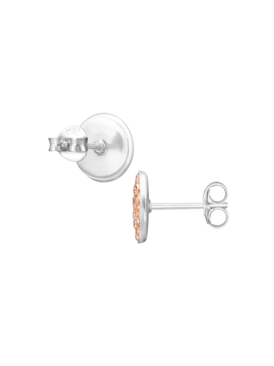 Maxte ES-RD42 Ronde Oorknopjes van 925 Sterling Zilver | Diademita
