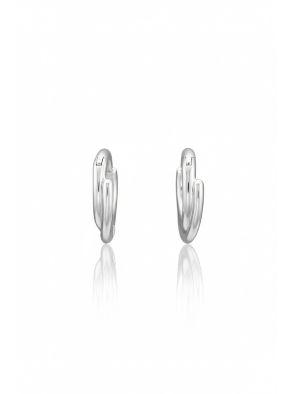 Maxte HG-JB20694-TI Huggie Creolen aus 925 Sterling Silber | Diademita