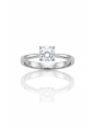 Ring mit 6 mm Weißem Zirkonia