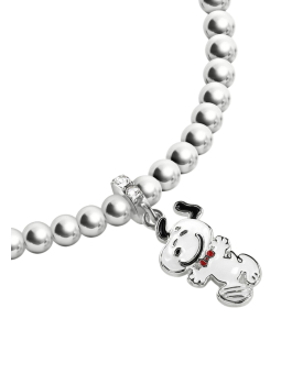 Collectable Peanuts Snoopy Charm Silver Beads – Silver