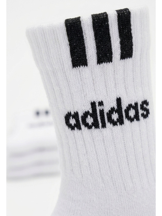 3-Stripes Linear Halbhohe Gepolsterte Socken – 3 Paare