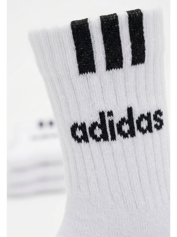 3-Stripes Linear Halbhohe Gepolsterte Socken – 3 Paare