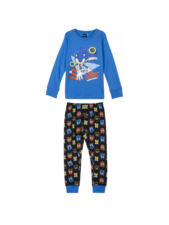Pyjama Long Enfant en Jersey Simple – Sonic
