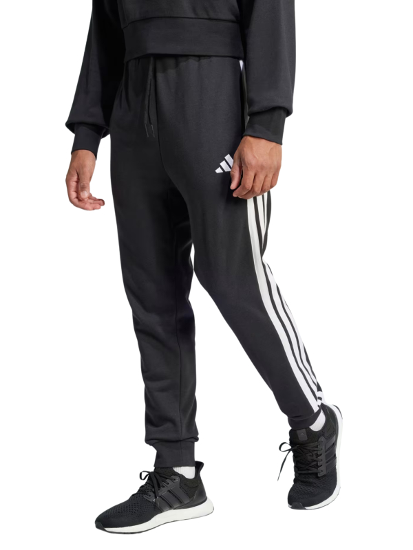 Essentials 3-Streifen French Terry Hose