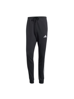 Essentials 3-Stripes French Terry broek – Zwart