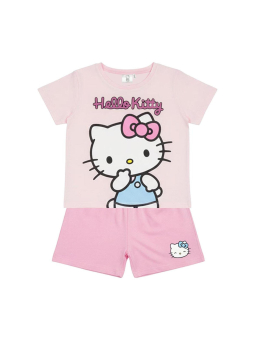 Ensemble Hello Kitty French Terry – Rose