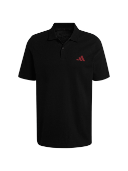 Polo Adidas Men Small Logo Pique Essentials – Noir