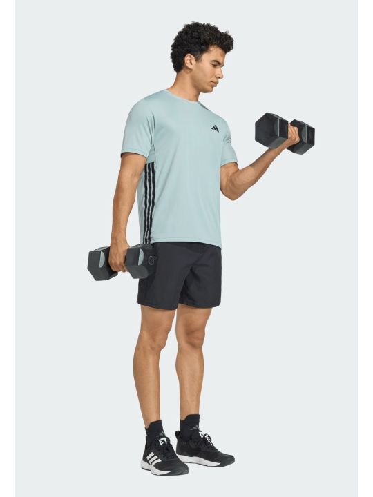 Adidas Performance KD0704 Workout 3-Stripes T-Shirt | Diademita