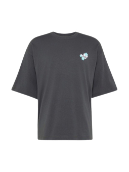 T-Shirt 70s Floral Graphic Tee – Gris