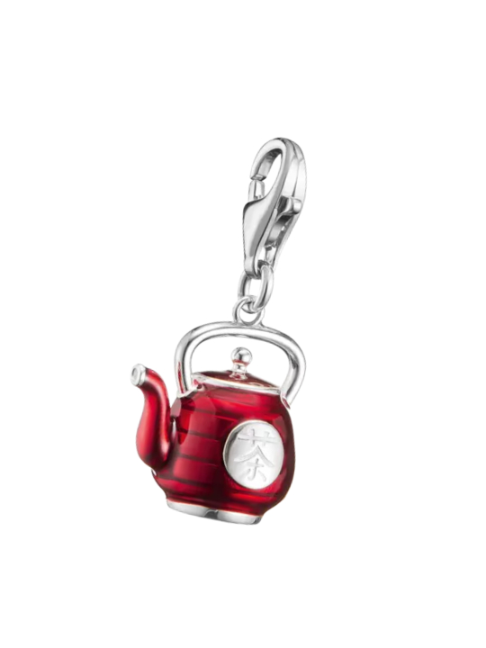 Silver Charm Pendant Teapot Original