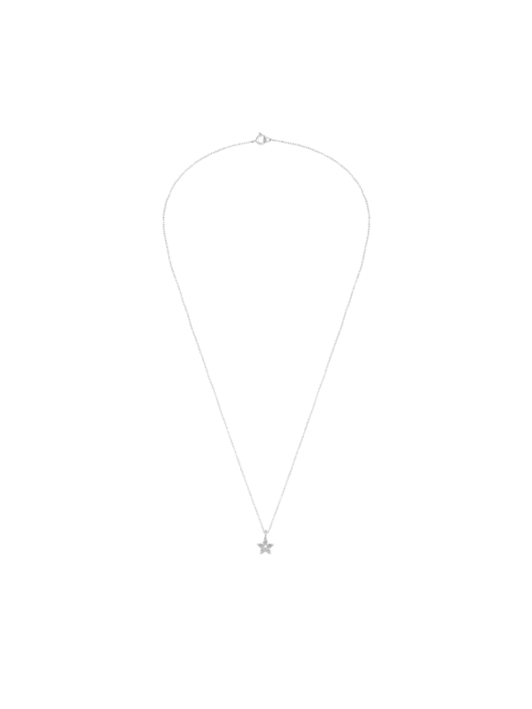 Collier Flower Sterling Silver Necklace