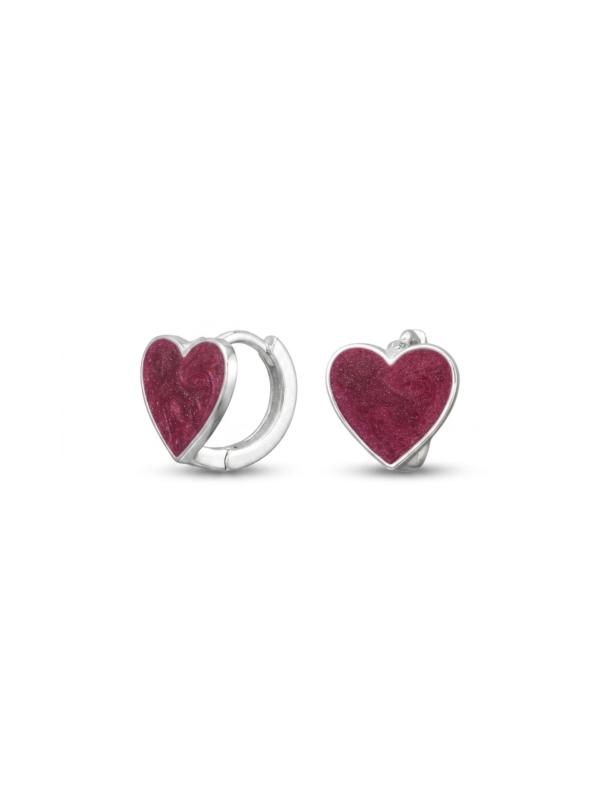 Maxte HG-JB18911-N1 Boucles d Oreilles Heart Sterling… | Diademita
