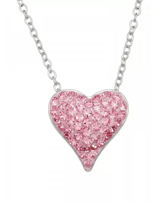 Heart Childrens Sterling Silver Necklace