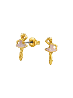 18k Gold Plated Brass Ear Studs
