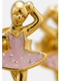 Maxte ES-BR-JB7130-N1 18k Gold Plated Brass Ear Studs | Diademita