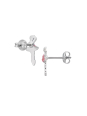Boucles d Oreilles Silver Plated Brass Ear Studs