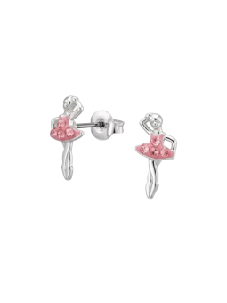 Silver Plated Brass Ear Studs