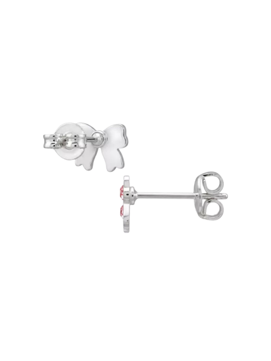 Maxte ES-BR-JB19235-N1-LRS Silver Plated Brass Ear Studs | Diademita