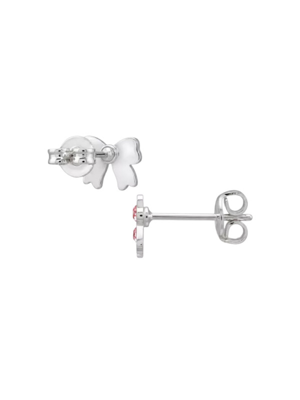 Maxte ES-BR-JB19235-N1-LRS Silver Plated Brass Ear Studs | Diademita