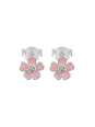 Boucles d Oreilles Star Flower Sterling Silver