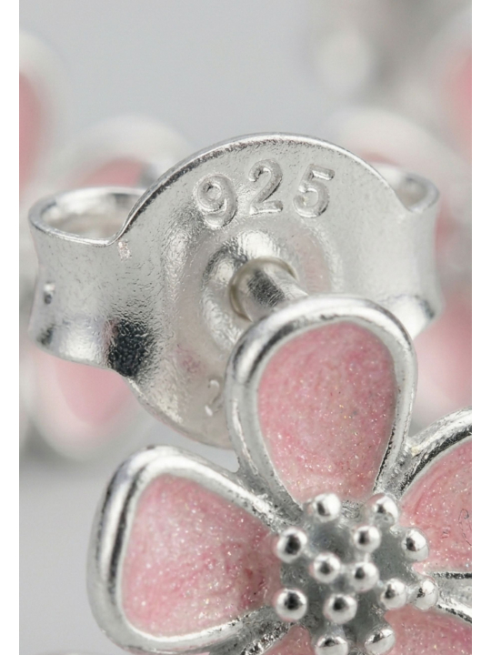 Boucles d Oreilles Star Flower Sterling Silver
