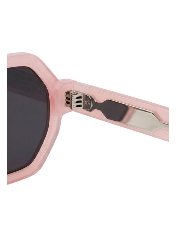 The Prism Rose Hexagonal Pink Sunglasses
