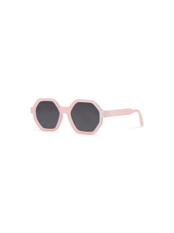 The Prism Rose Hexagonal Pink Sunglasses