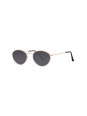 The Aurelia Oval Classic Metal Frame Sunglasses