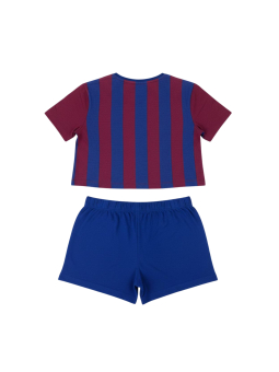 Short Pyjamas Single Jersey FC Barcelona Beige