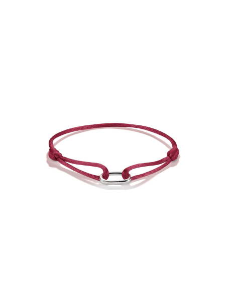 Thomas Sabo C1210-001-50-L24V Silver Textile Bracelet… | Diademita