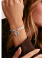 Thomas Sabo C1210-001-17-L24V Silver Textile Bracelet… | Diademita