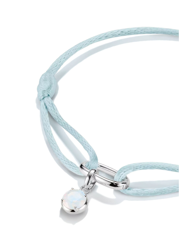 Thomas Sabo C1210-001-17-L24V Silver Textile Bracelet… | Diademita