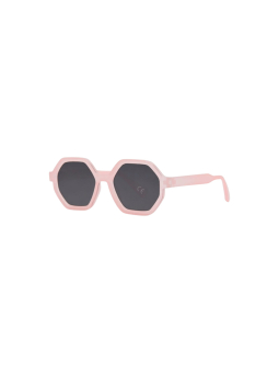Maxte K1020 The Prism Rose Hexagonal Pink Sunglasses | Diademita