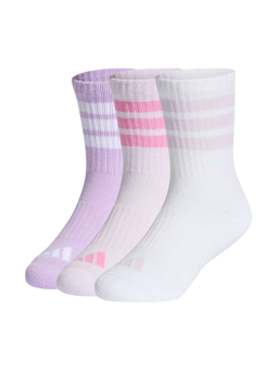 3 Stripes Cushioned Crew Socks – Multicolor