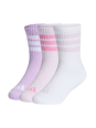 Adidas Performance KD1721 3 Stripes Cushioned Crew Socks | Diademita